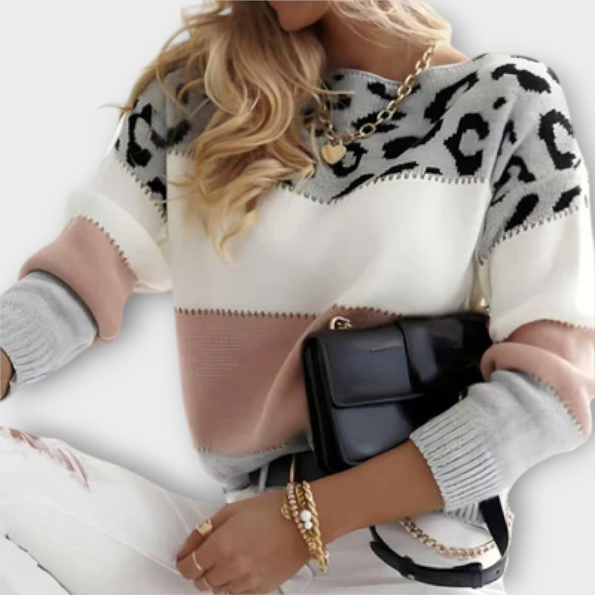 Kay - Pull Léopard Casual