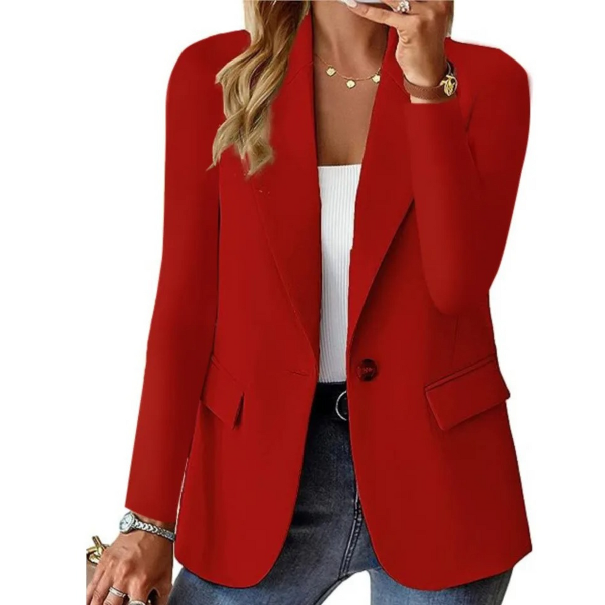 Vivienne | Blazer à Manches Longues Sur Mesure