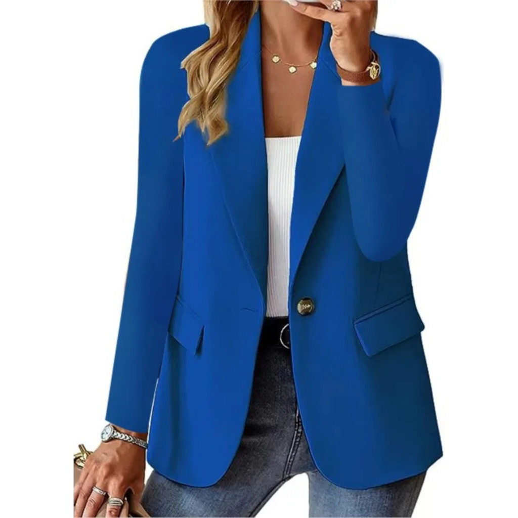 Vivienne | Blazer Long Sur Mesure avec Manches Longues