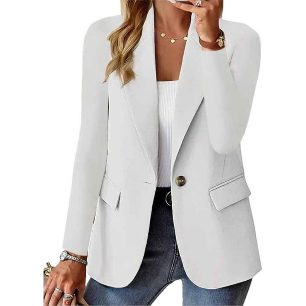 Vivienne | Blazer Long Sur Mesure avec Manches Longues
