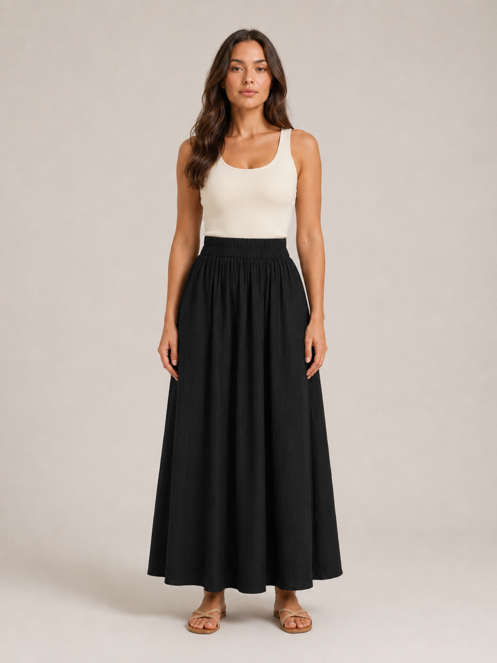 Tarelia - Culotte pour femmes avec taille élastique et jambes extra larges