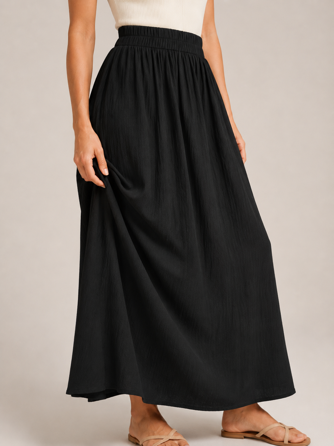 Tarelia - Culotte pour femmes avec taille élastique et jambes extra larges