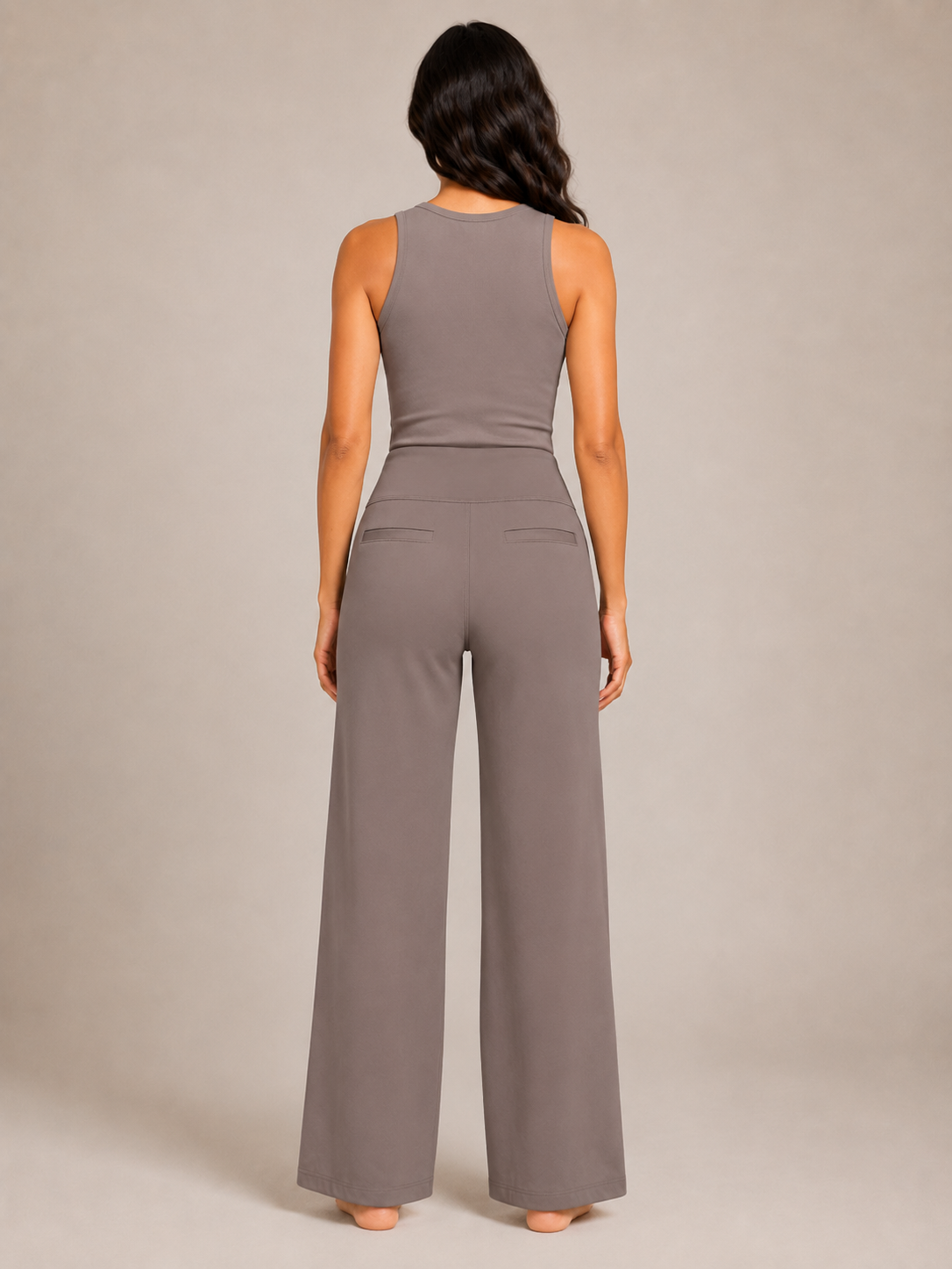 Pravina - Pantalon de confort pour femmes avec stretch et large ceinture