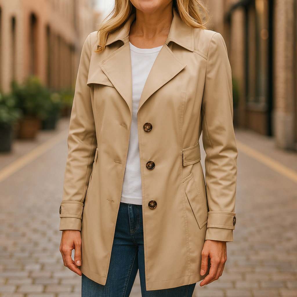 Jinkee | Manteau Trench Élégant d'Automne