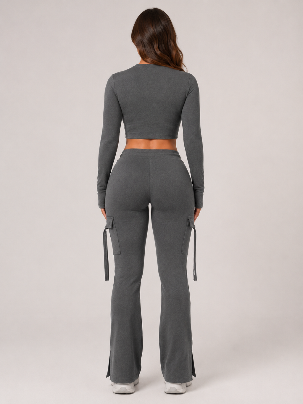 Rivka - Pantalon Cargo Femme Avec Cordon De Serrage Et Poches