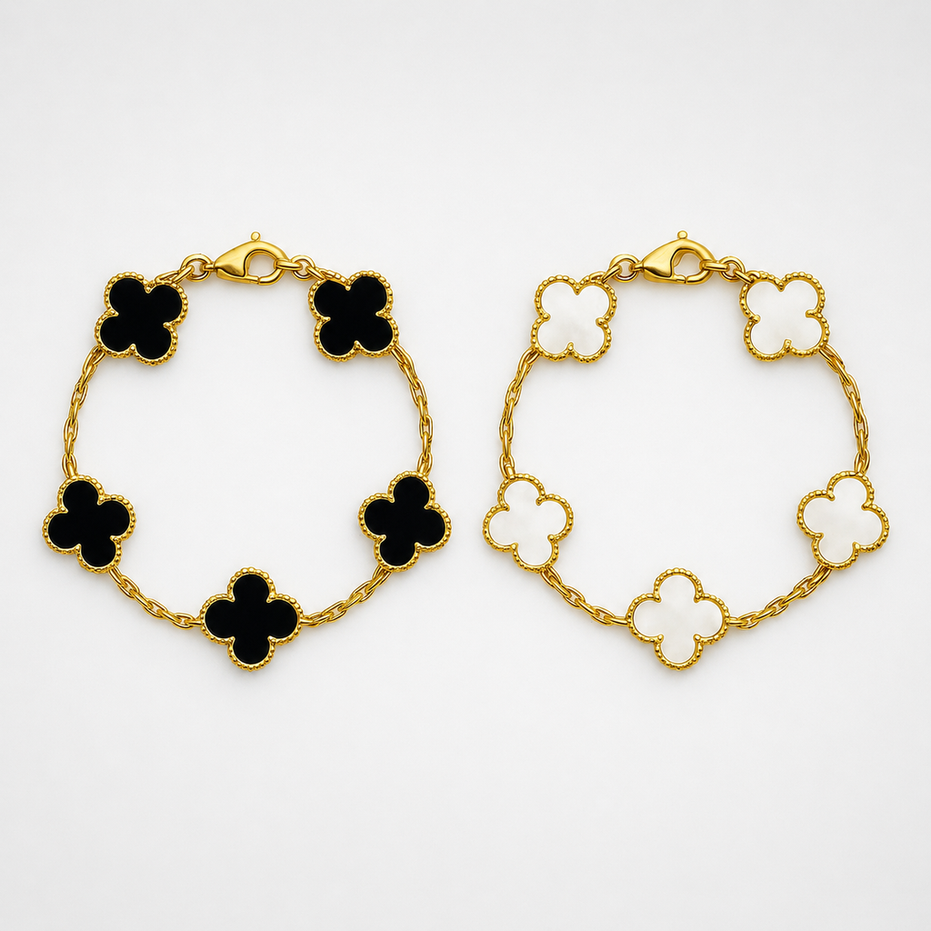 Ensemble noir et blanc Clover