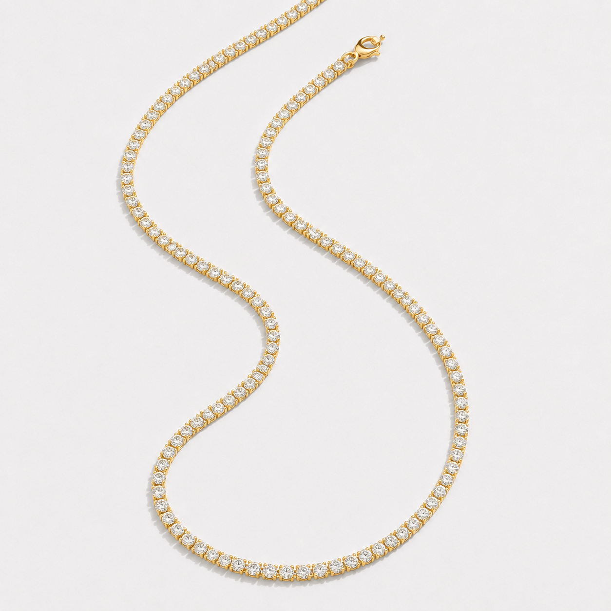 Collier tennis classique