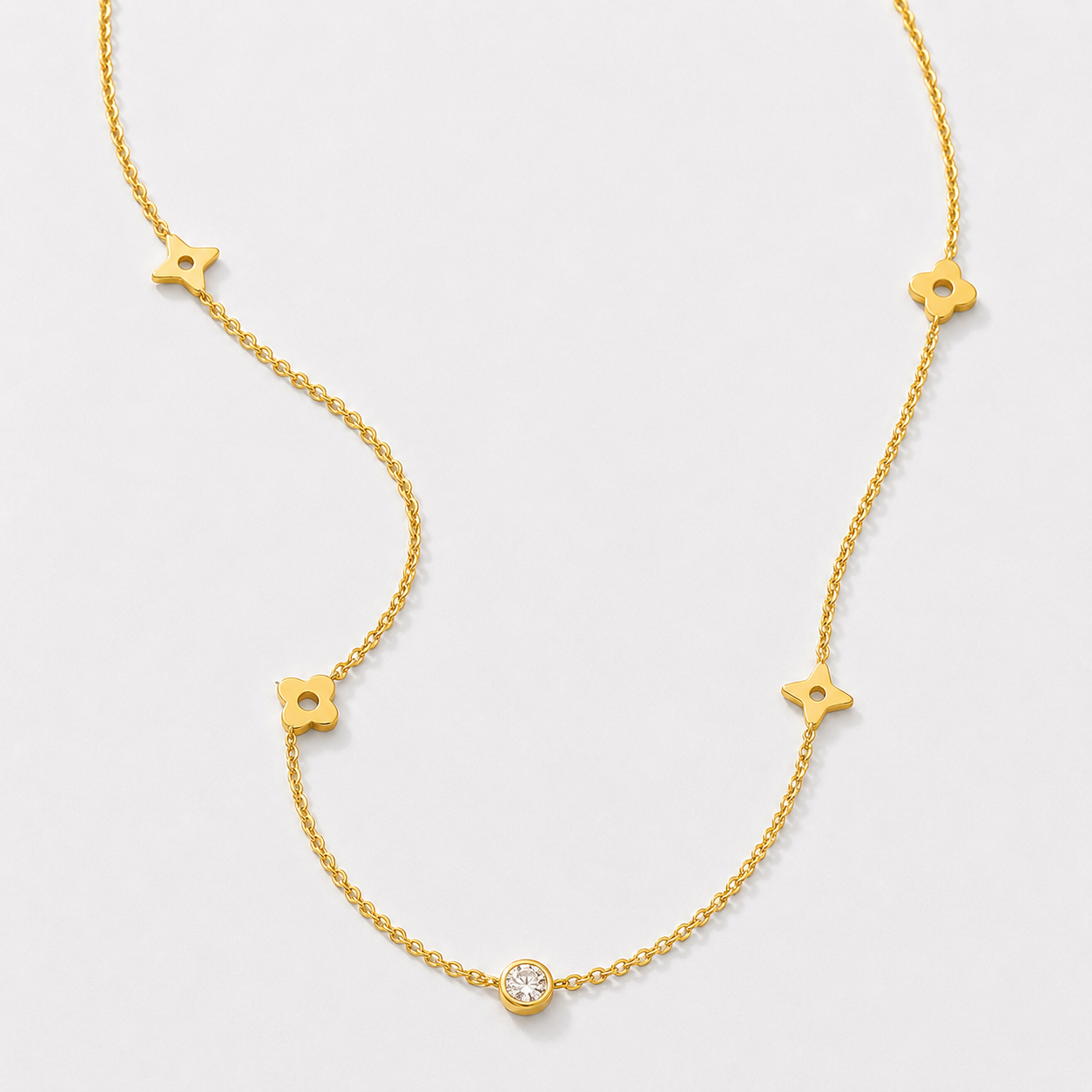 Collier Carrie Trefle