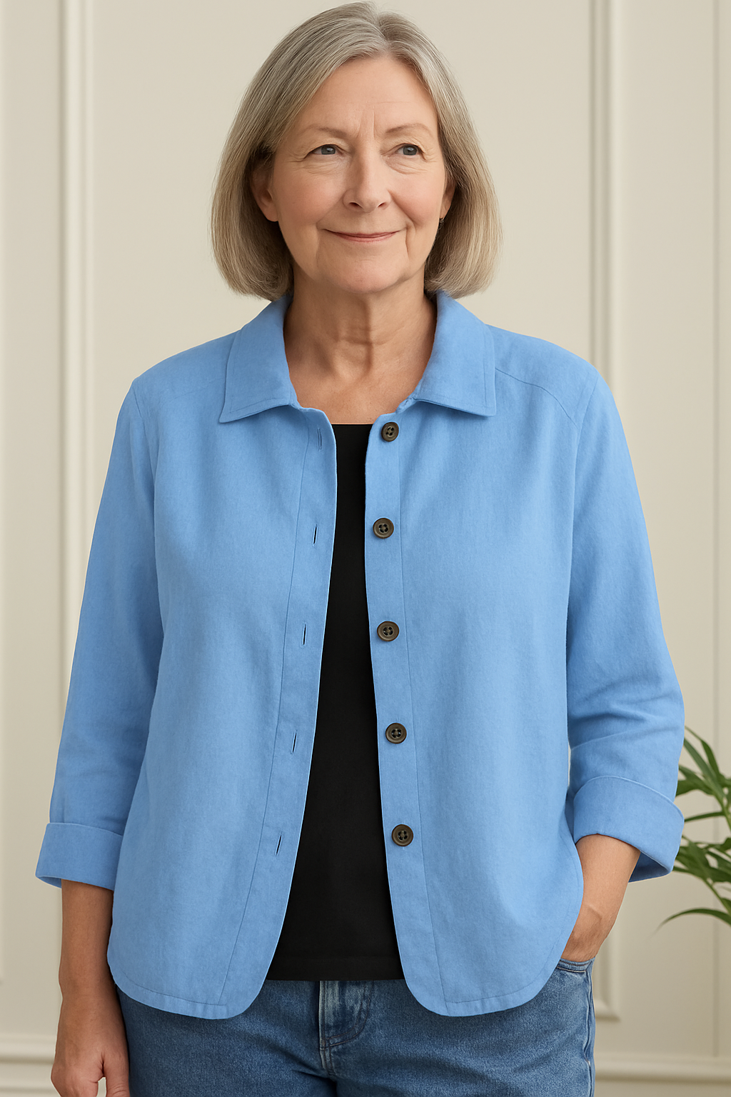 Marilla™ – Cardigan chemise léger classique