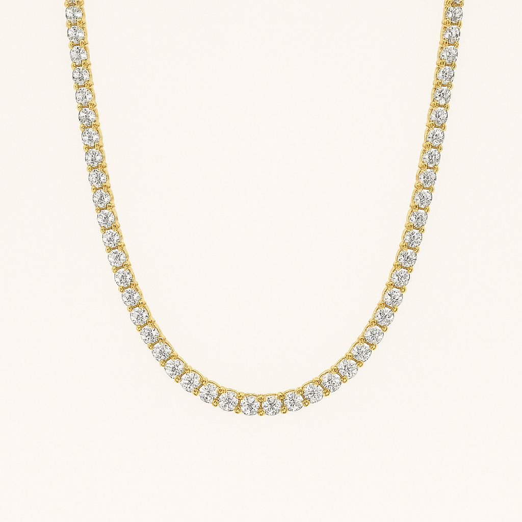 Collier tennis classique