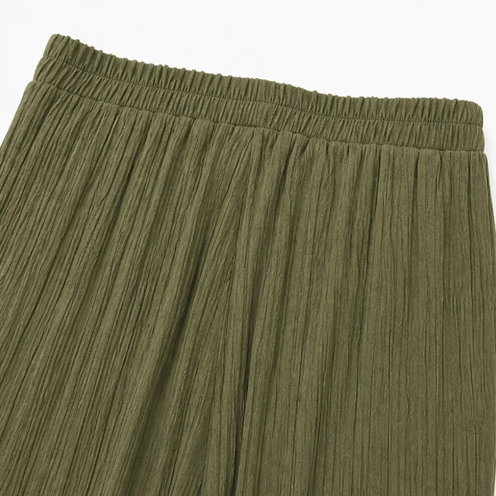Pantalon Capri Femme Velora – Côtelé, Grande Taille 1XL-5XL