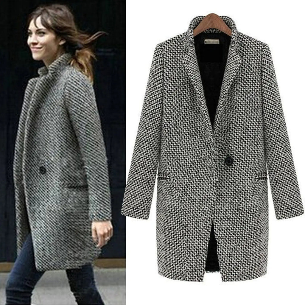 Evelyn - Manteau en Laine Chic pour l'Hiver
