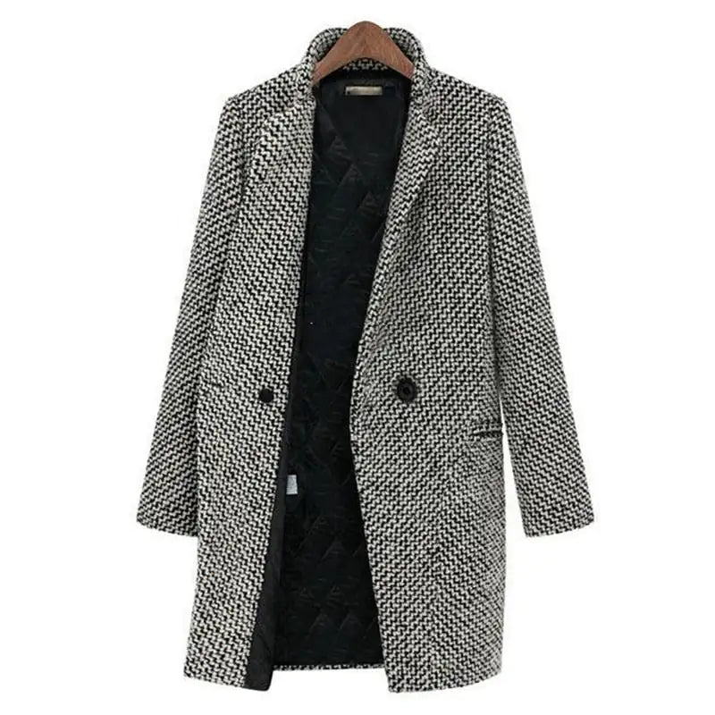 Evelyn - Manteau en Laine Chic pour l'Hiver