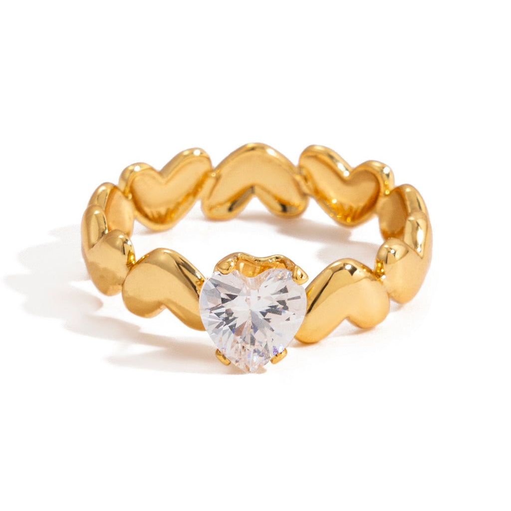Bague Célestienne Coeur | Or 18K