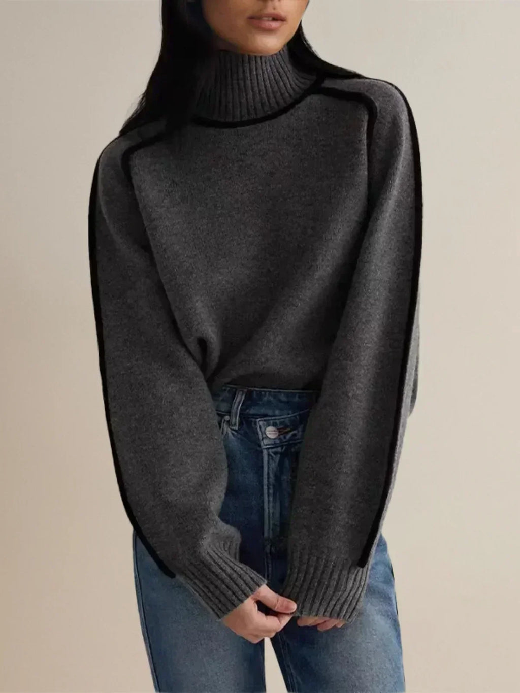 Donna | Pull élégant à col roulé