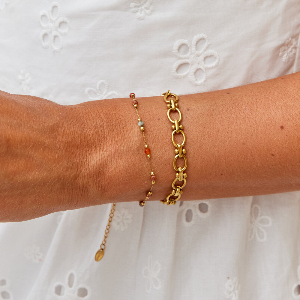 Bracelet Lulu perles et pierres