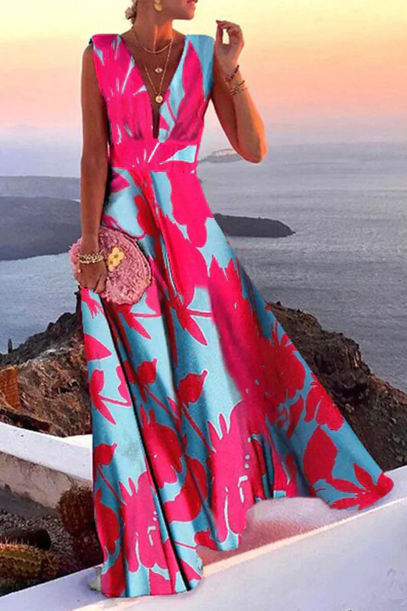 Maine - Robe d'Été Imprimée et Polyvalente