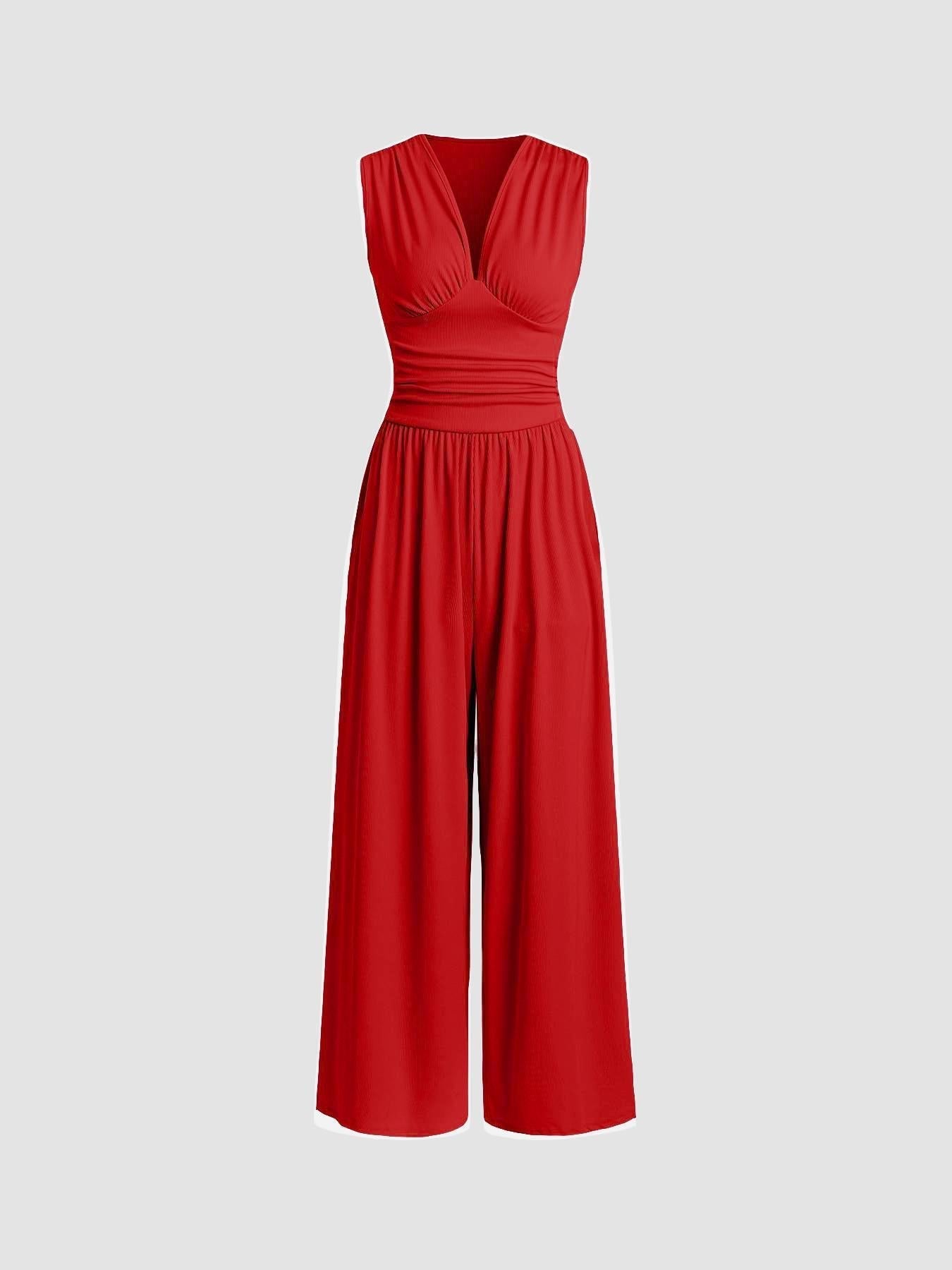 Selenae - Combinaison large sans manches chic