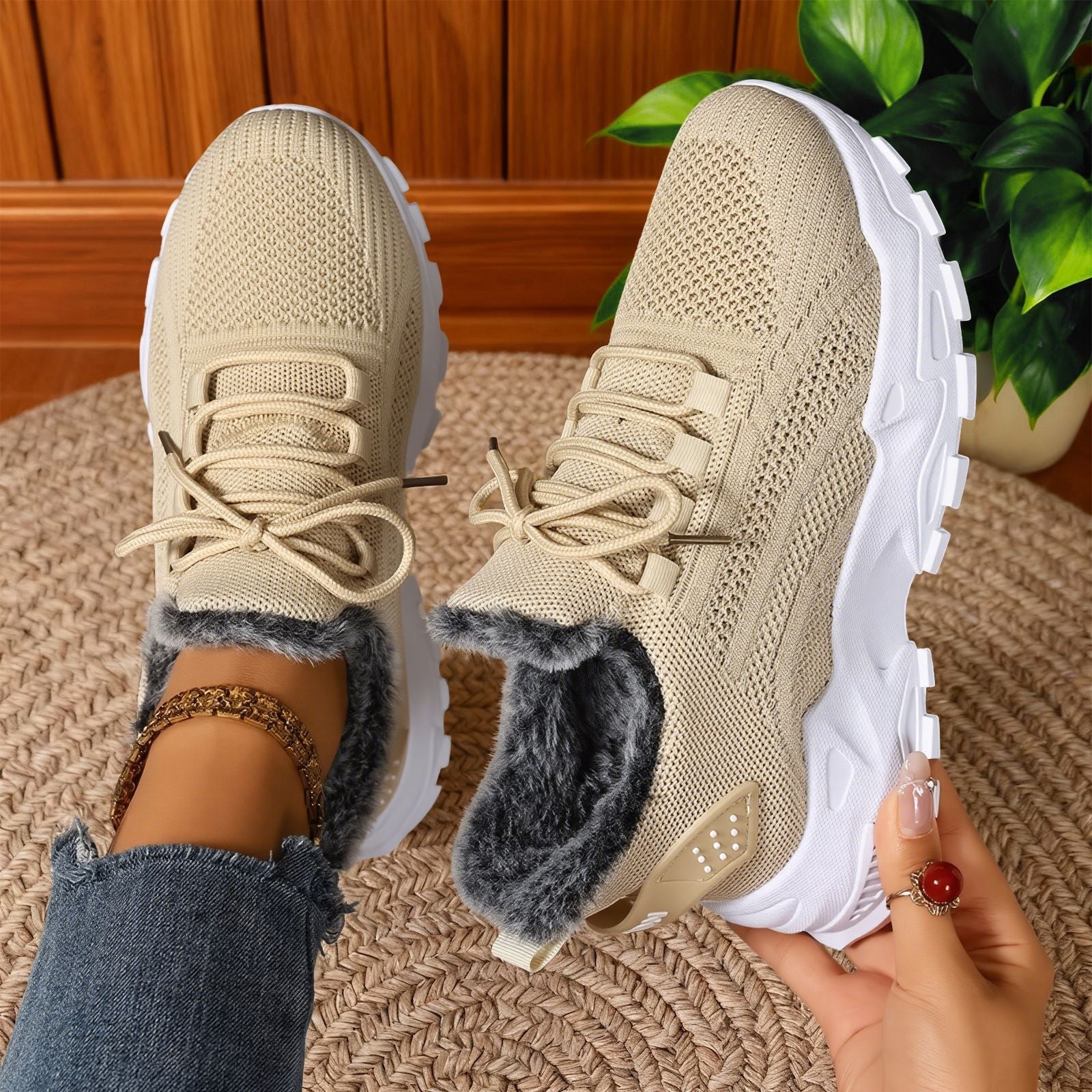 Baskets Femme Luvia – Orthopédiques, Style Chic Décontracté
