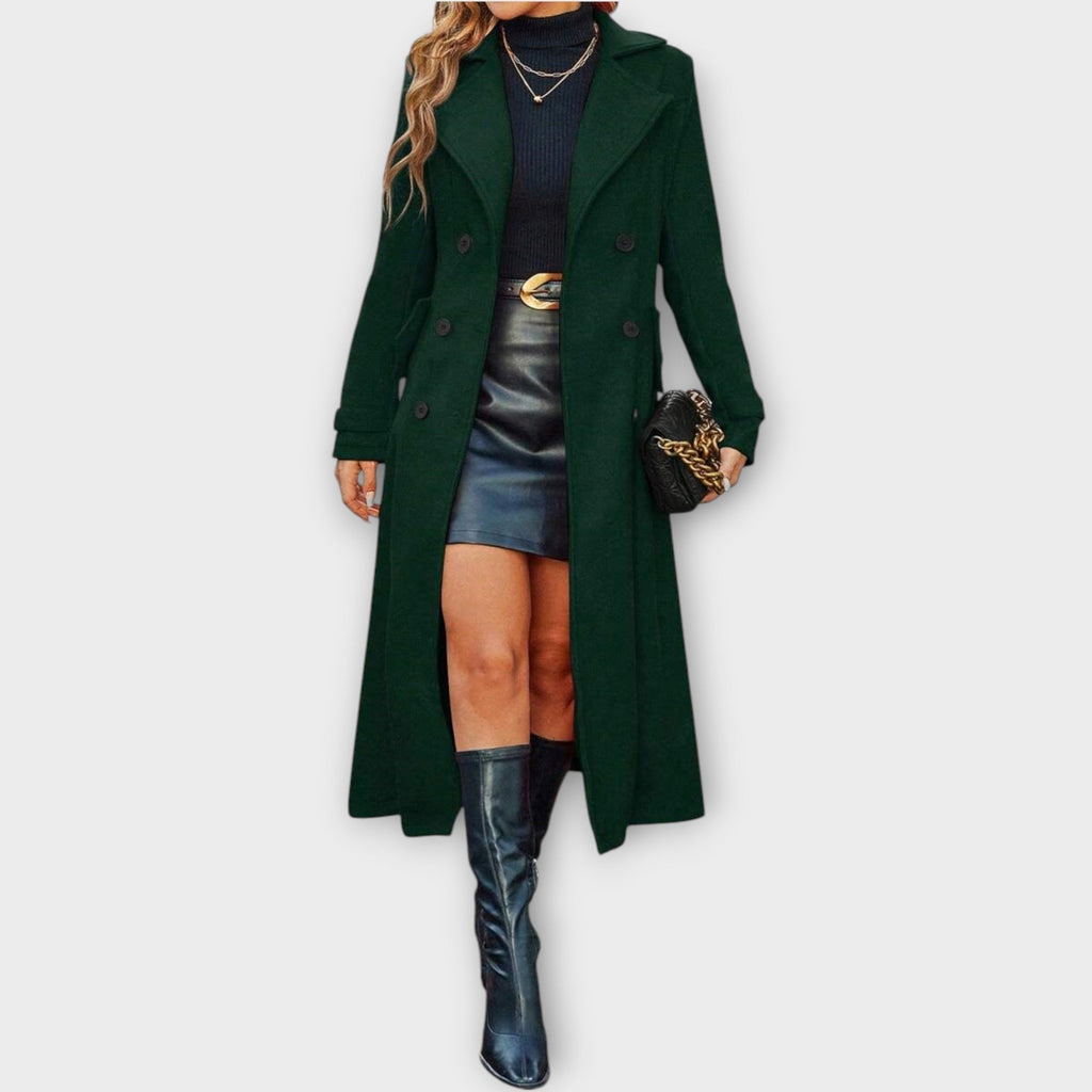 Manteau d'Hiver Élégant Longline