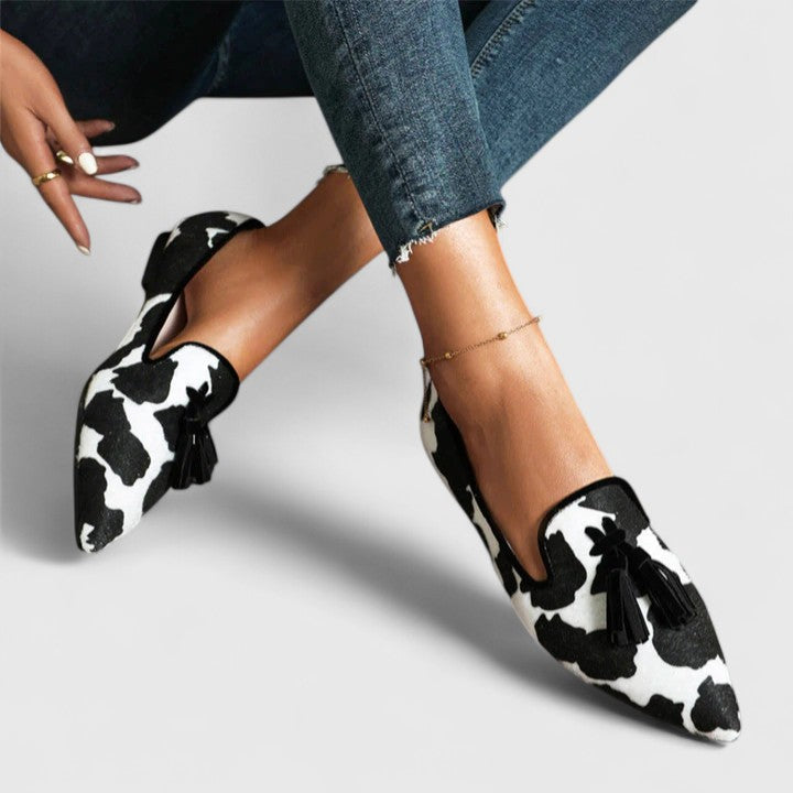 Mocassins Femme Dhreika – Enfilage Facile, Design Ludique