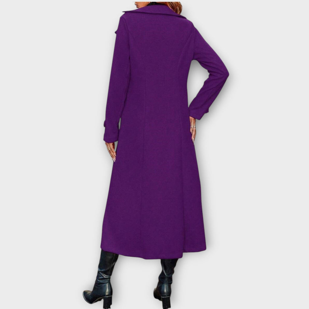 Manteau d'Hiver Élégant Longline