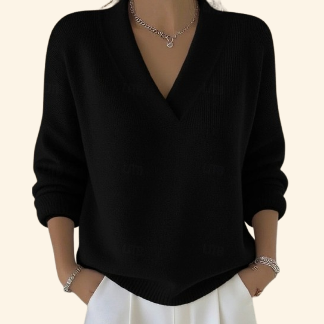 Jeanne | Pull à col en V