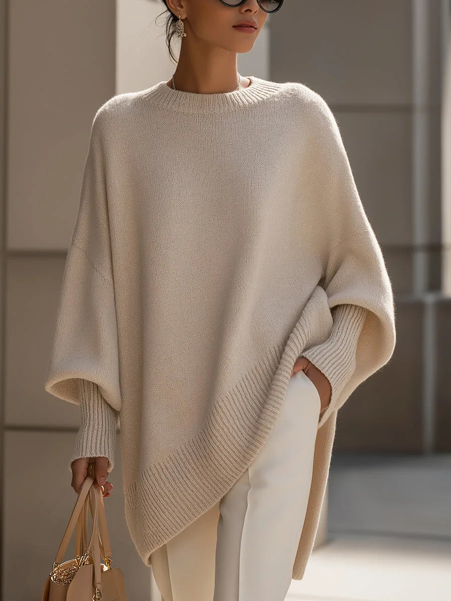 Pull oversized en laine mérinos pour femmes