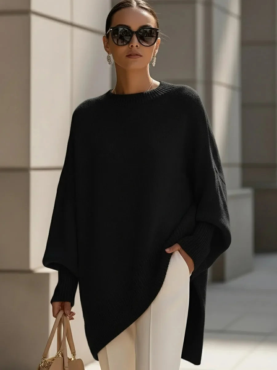 Pull oversized en laine mérinos pour femmes