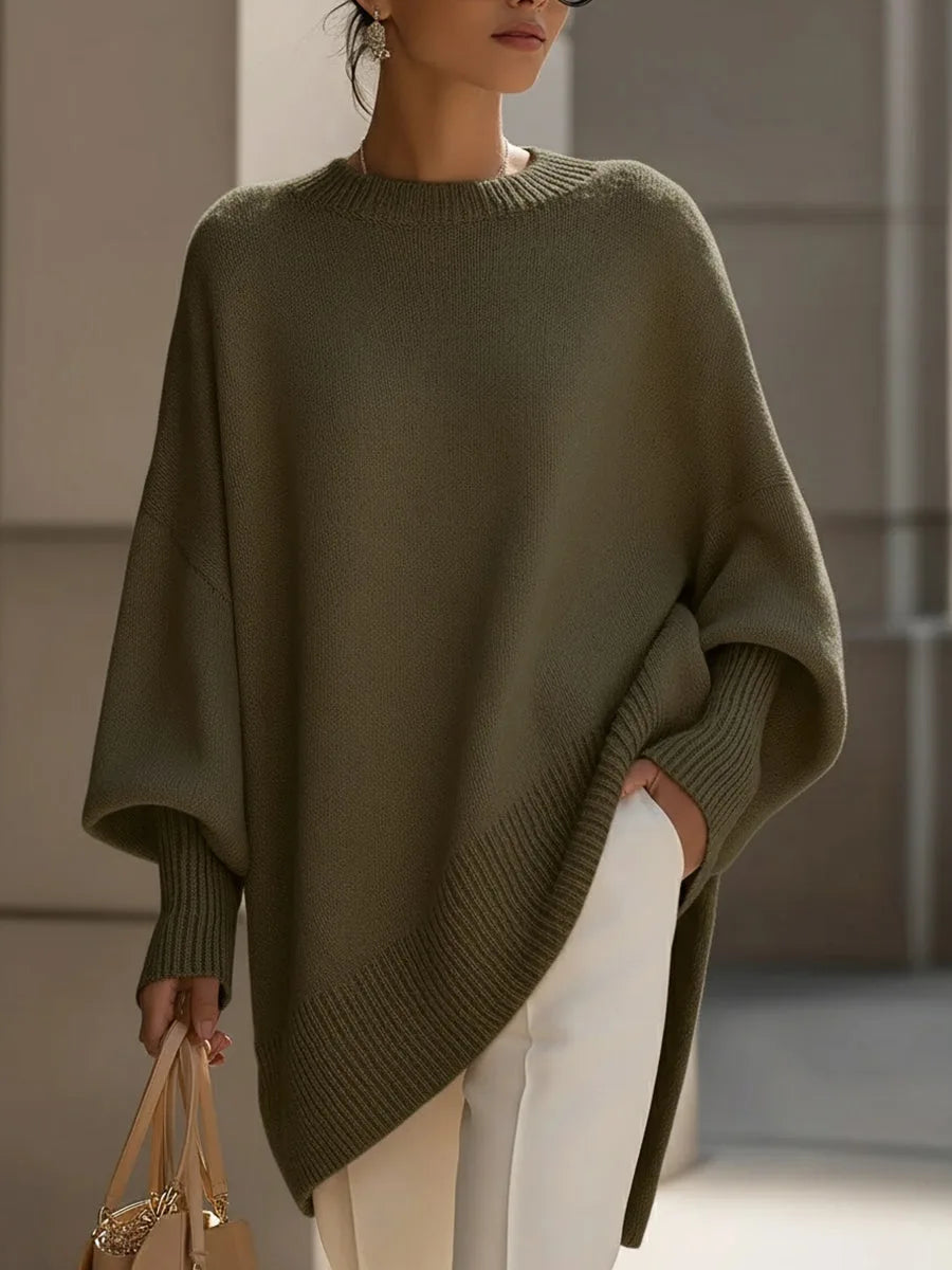 Pull oversized en laine mérinos pour femmes
