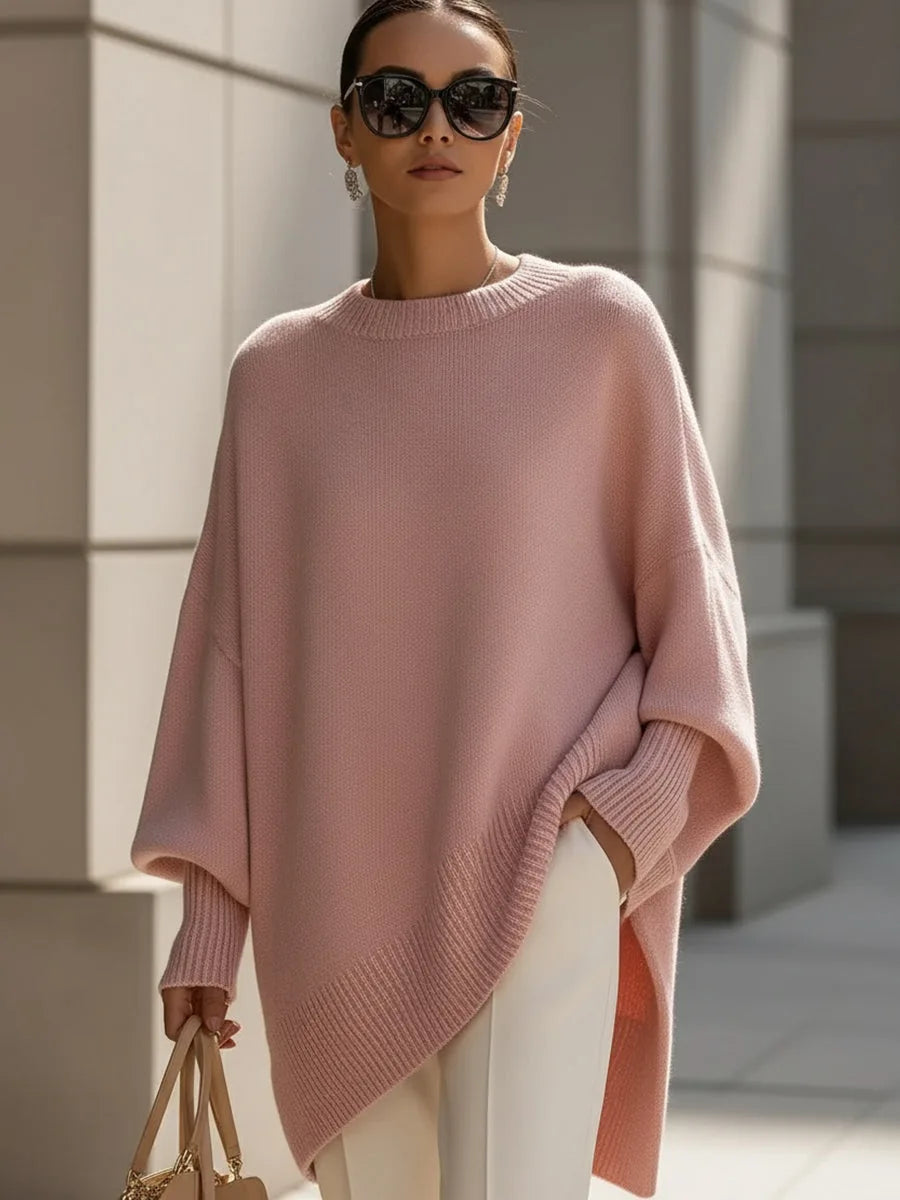 Pull oversized en laine mérinos pour femmes