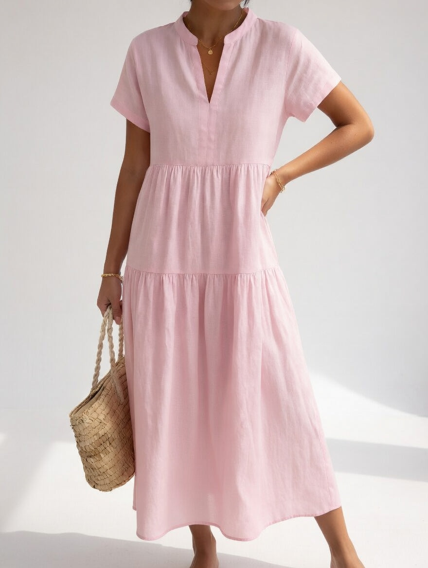 Althéa - Robe longue fluide estivale élégante
