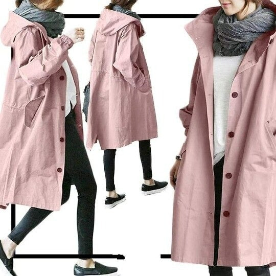 Mandy - Manteau Trench Imperméable avec Style