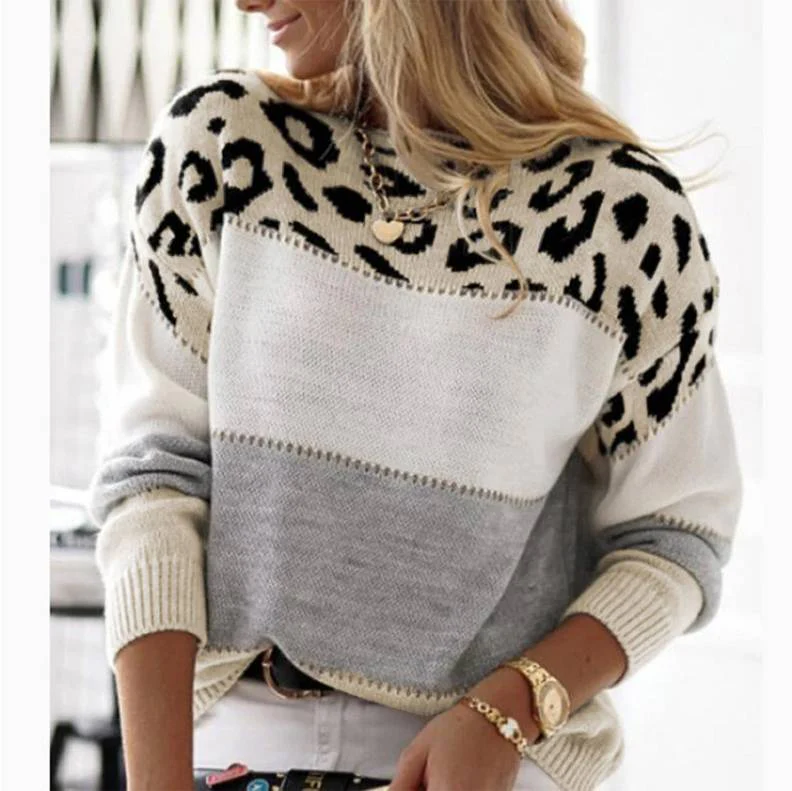 Kay - Pull Léopard Casual