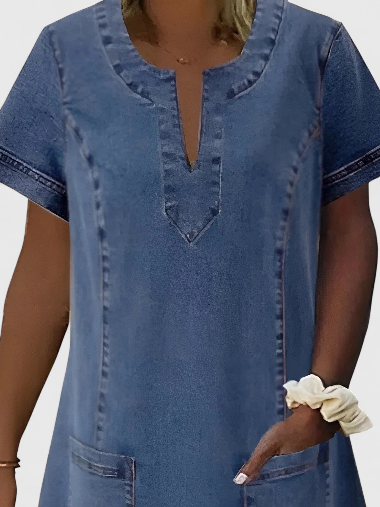Christine - Robe en Jean Élégante