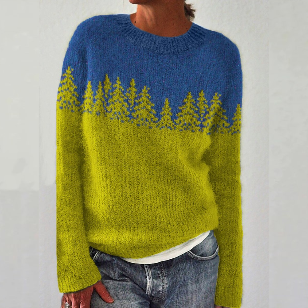 Silvia | Pull Rétro Élégant