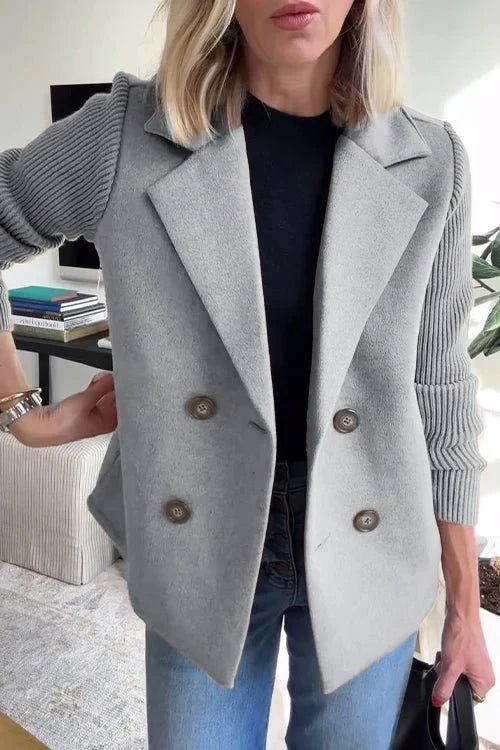 Amora™ | Blazer élégant avec des manches en tricot