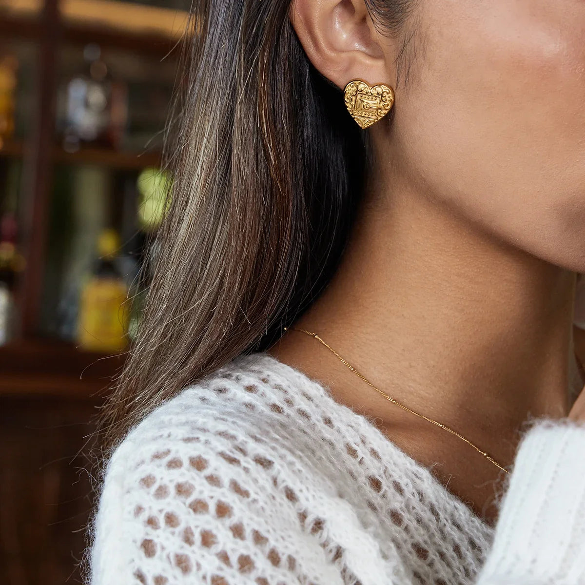 Boucles d'oreilles pour amoureux