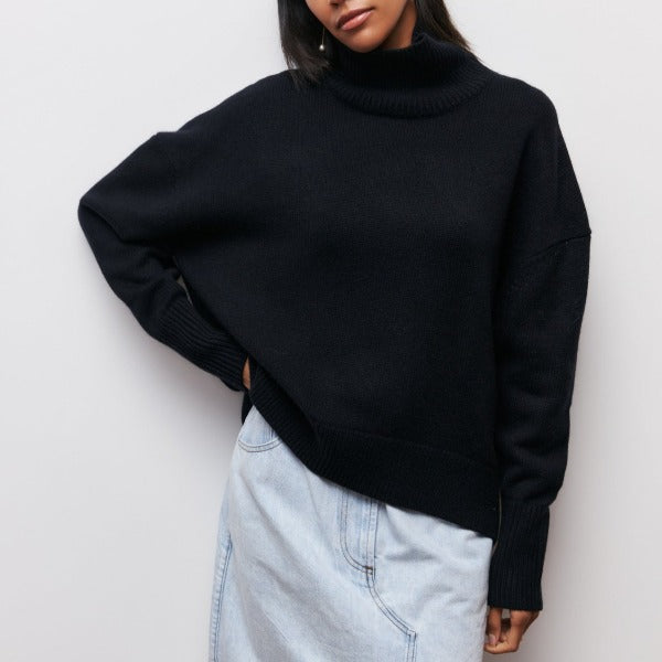 Noa | Pull de Luxe à Col Montant