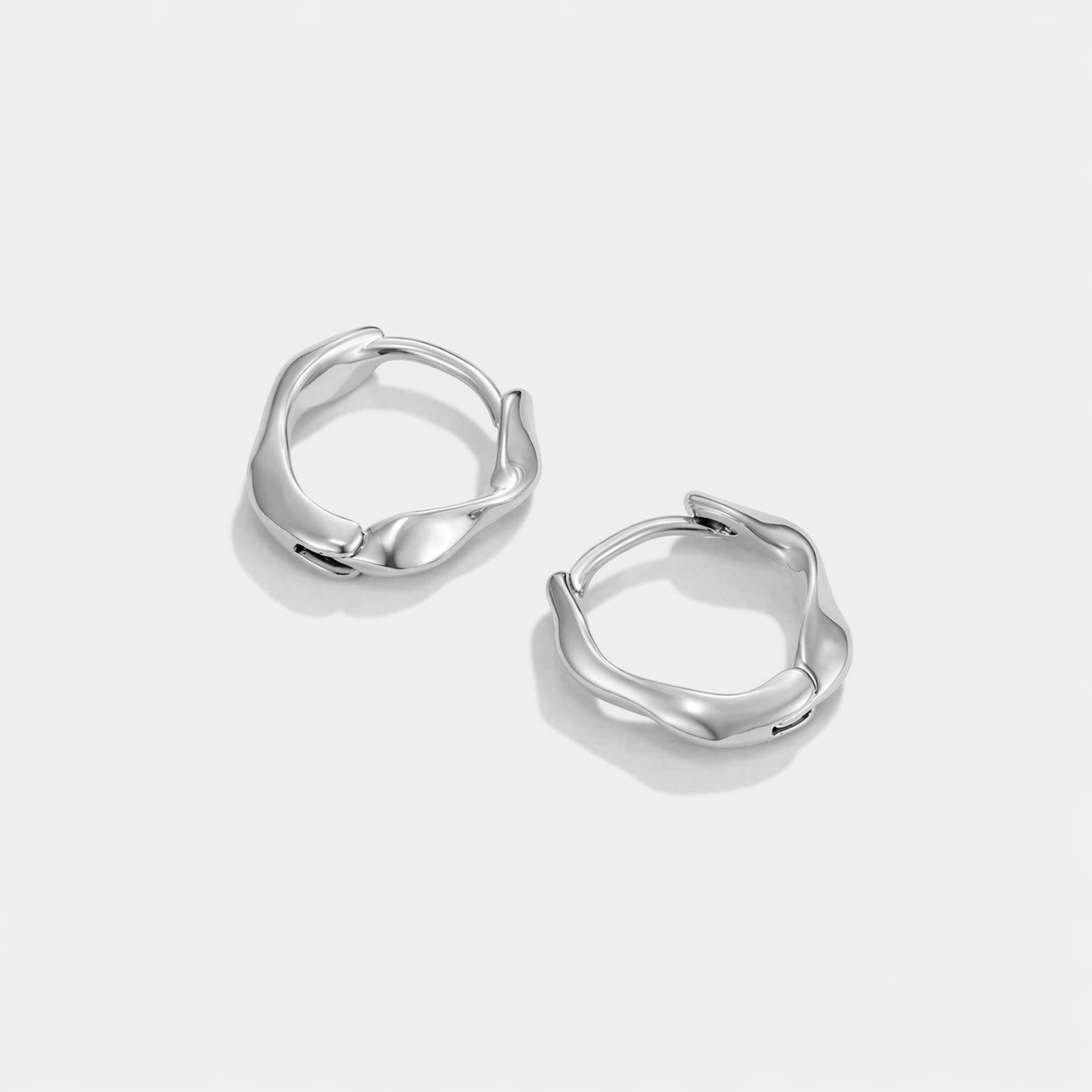 Boucles d'oreilles créoles torsadées Corinne