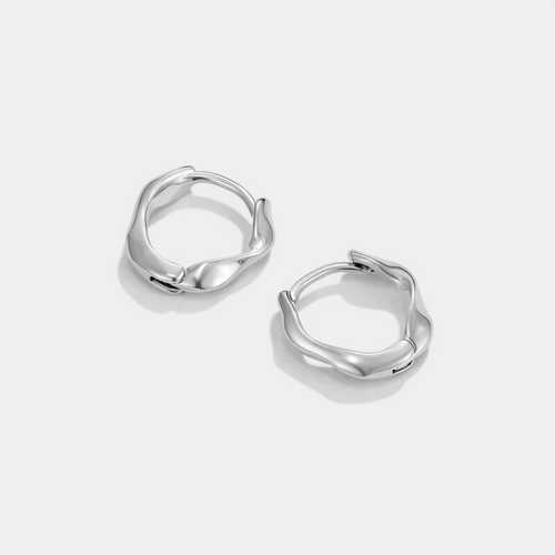 Boucles d'oreilles créoles torsadées Corinne