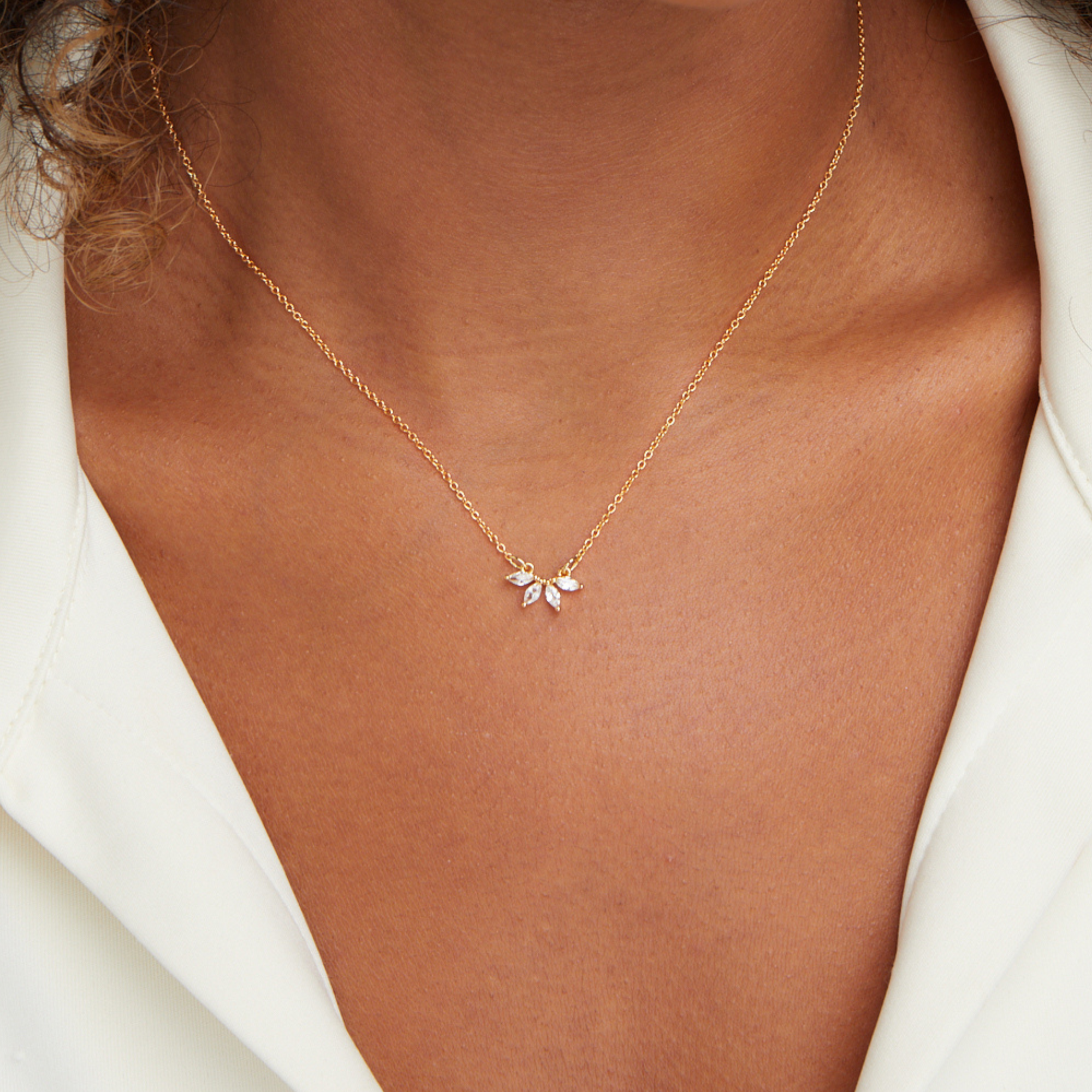 Collier Pendentif Cristal Thea