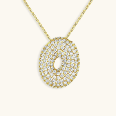 Collier initiales dorées