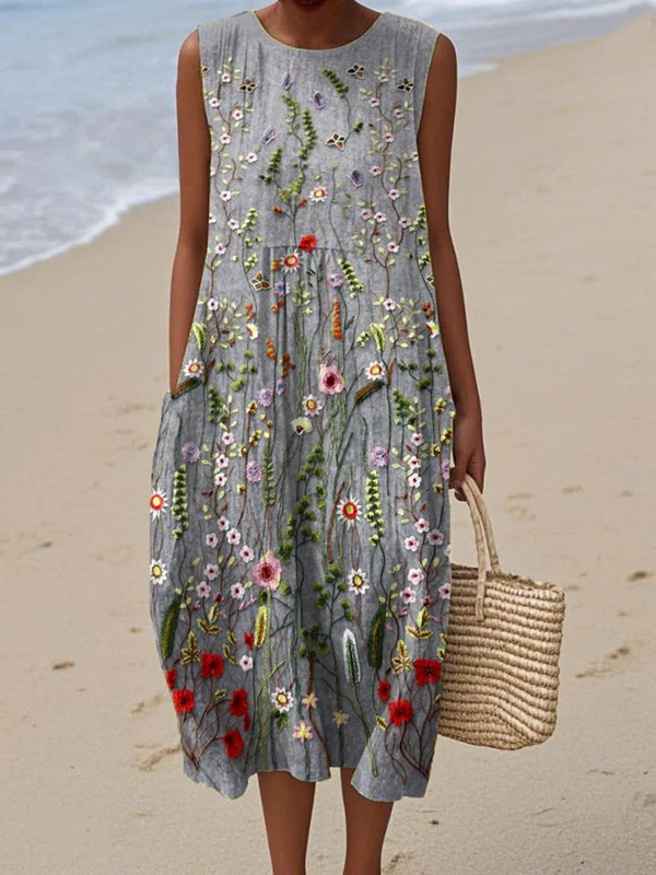 Cara - Wildflower Midi Dress
