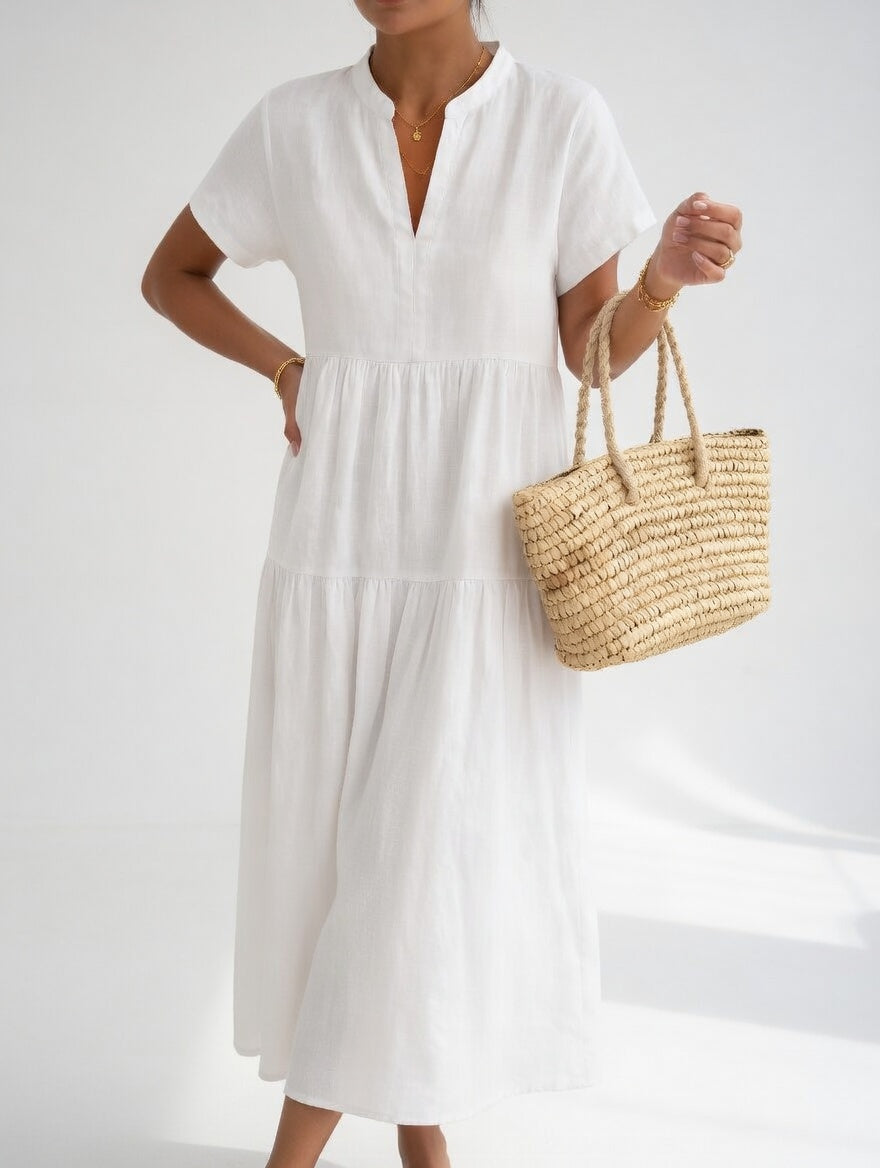 Althéa - Robe longue fluide estivale élégante