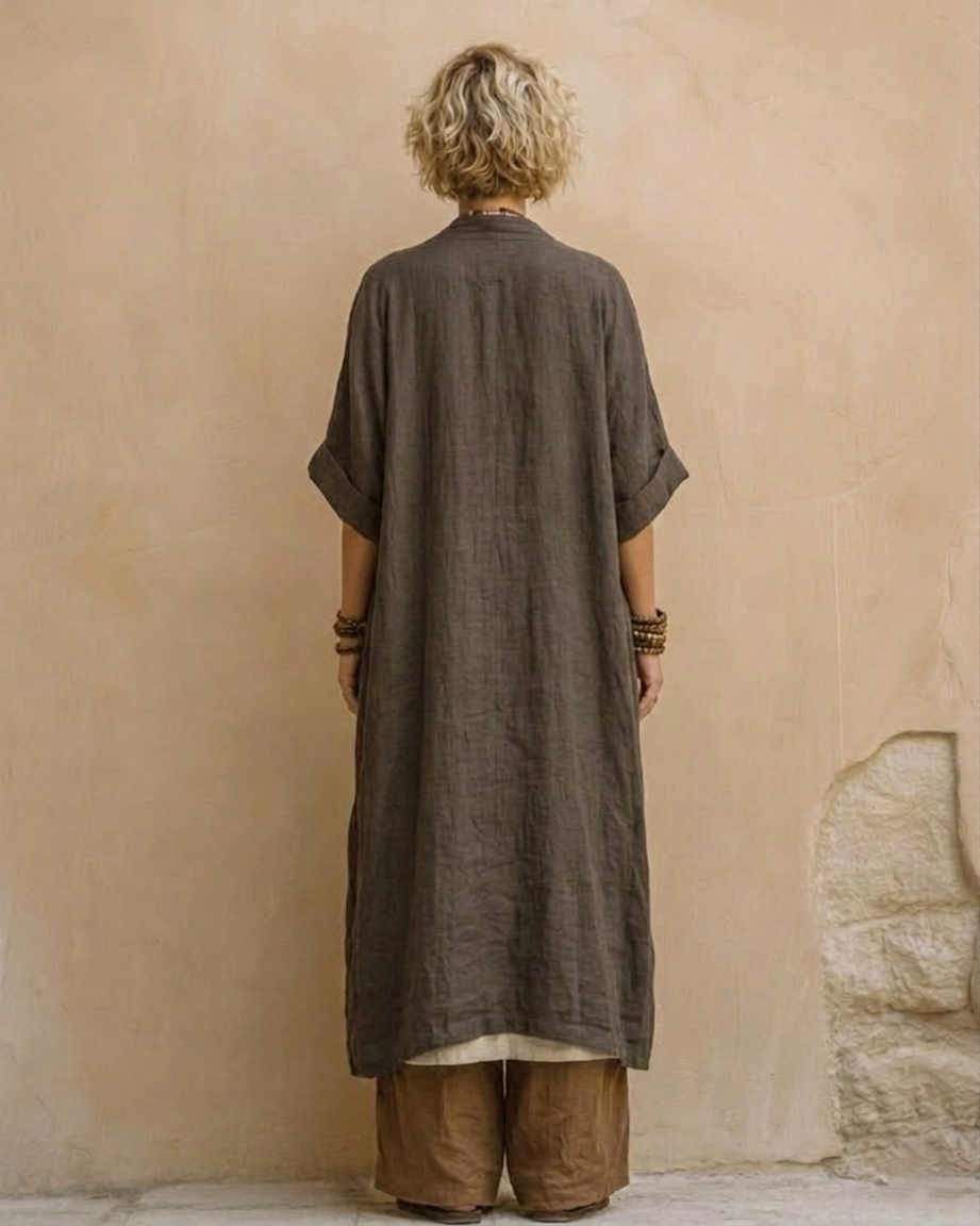 Ensemble femme trois pièces bohémien coupe ample style nomade