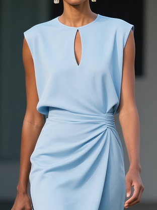 María - Robe midi de créateur