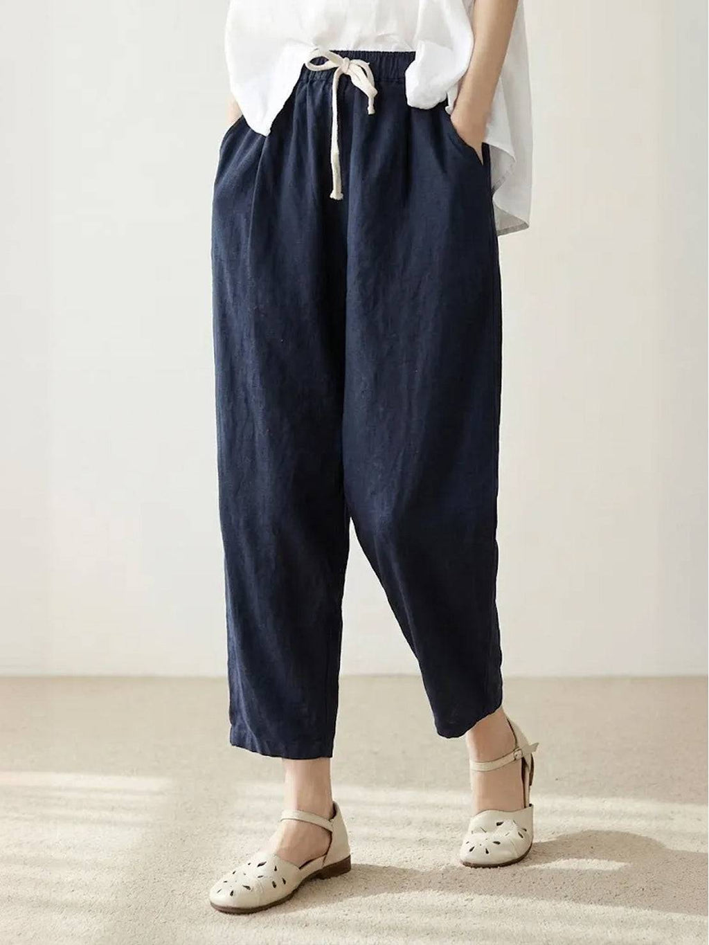 Amalia | Pantalon décontracté pour femmes avec cordon de serrage