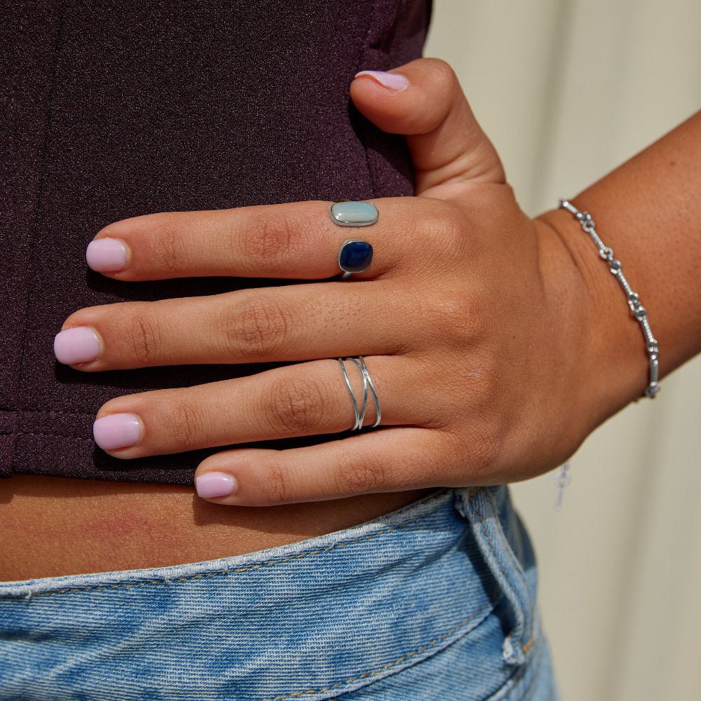 Bague argentée «Confiance»