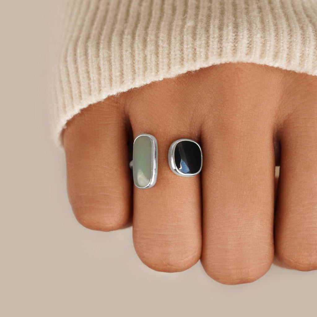 Bague argentée «Confiance»